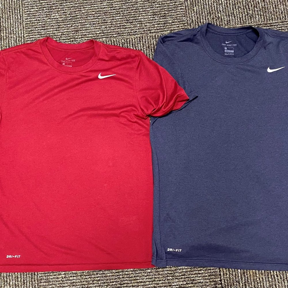 Two Men's Nike Dri-Fit Shirts